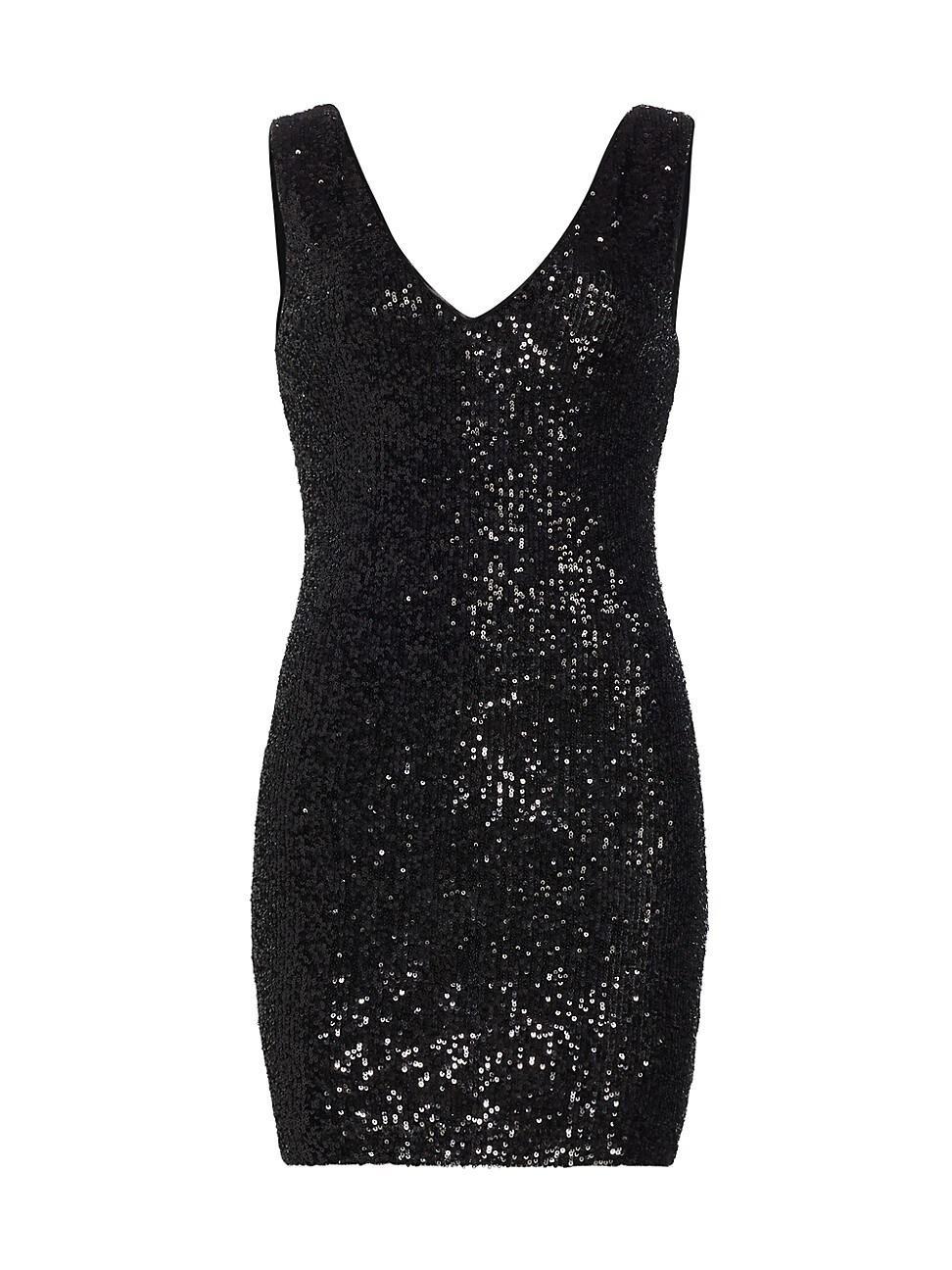 Womens Diane Sequined Minidress product image