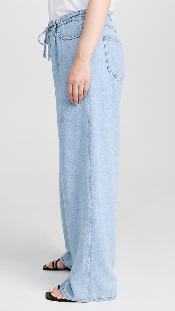 FRAME Super Drape Drawstring Wide Leg Jeans | Shopbop Product Image