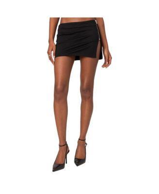 EDIKTED Side Zip Slit Miniskirt Product Image