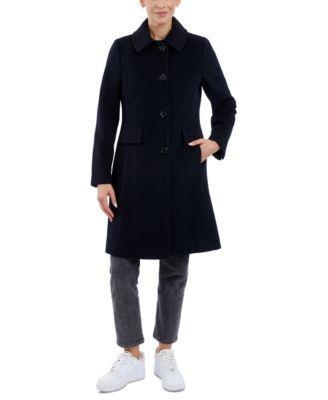 Women's Collared Button-Front Walker Coat Product Image