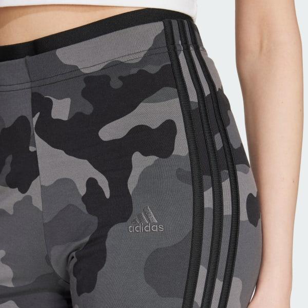 Essentials 3-Stripes Camo Print 7/8 Length Leggings Product Image