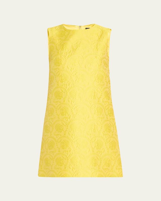 Matelasse Fiori Jacquard Mini Dress Product Image