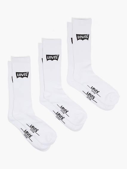 Levi's Cut Housemark Socks (3 Pack) - Men's Product Image