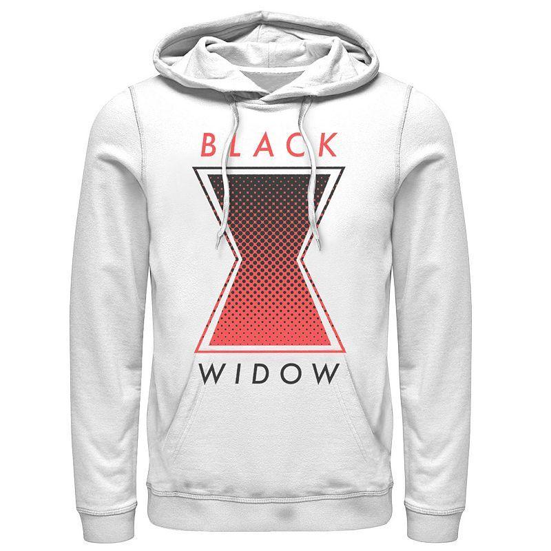 Mens Marvel Black Widow Gradient Logo Hoodie Product Image