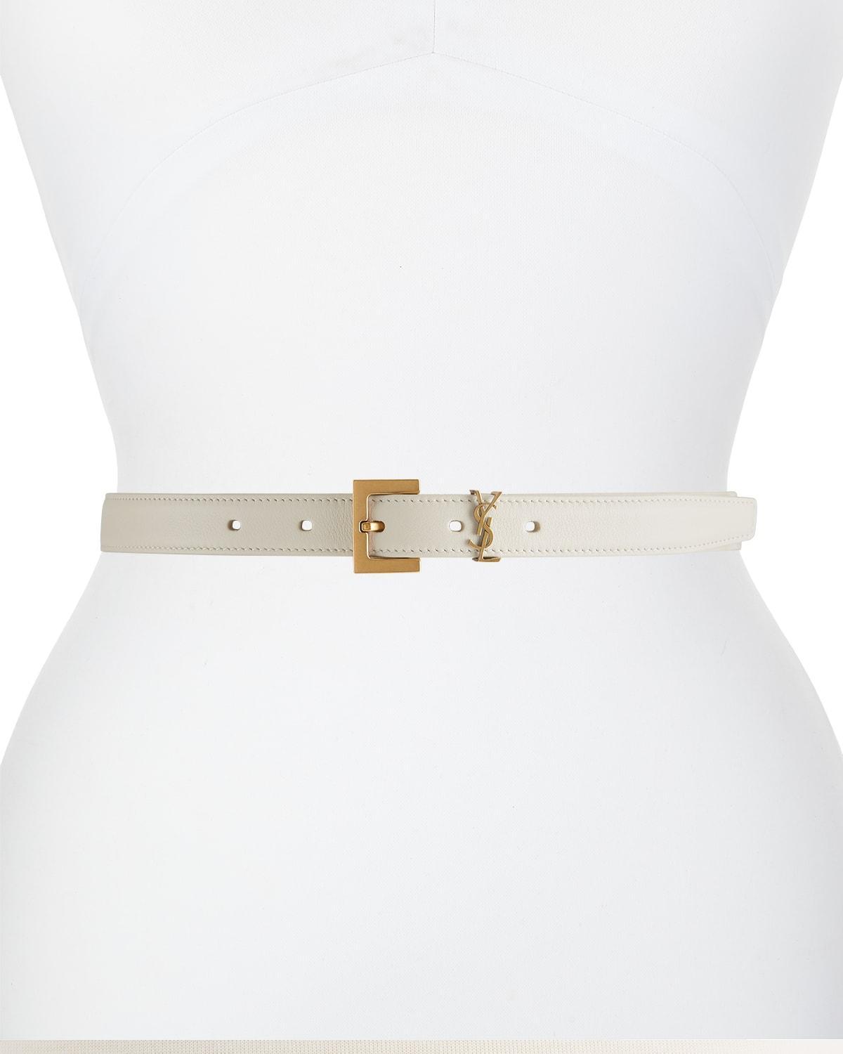 Saint Laurent YSL Cintura Leather Belt Product Image