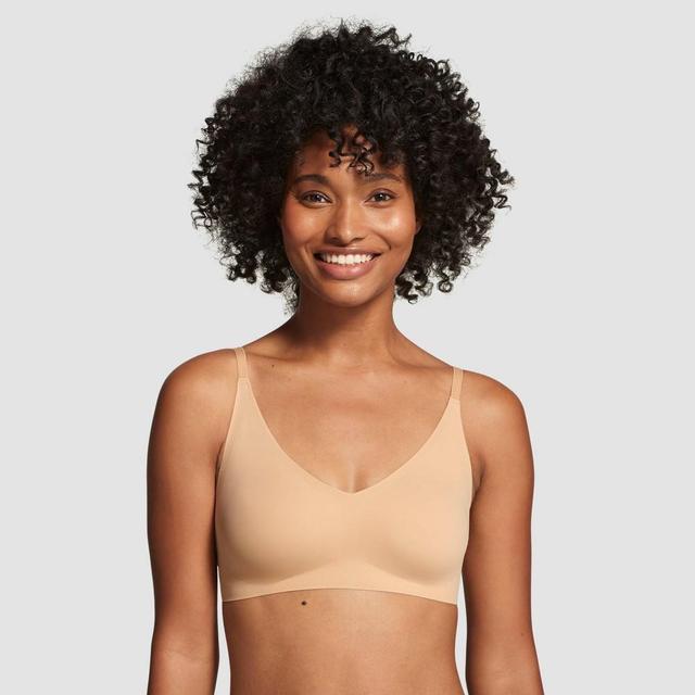 True & Co. True Everybody Womens Adjustable Strap Triangle Bra - Light Beige M Product Image