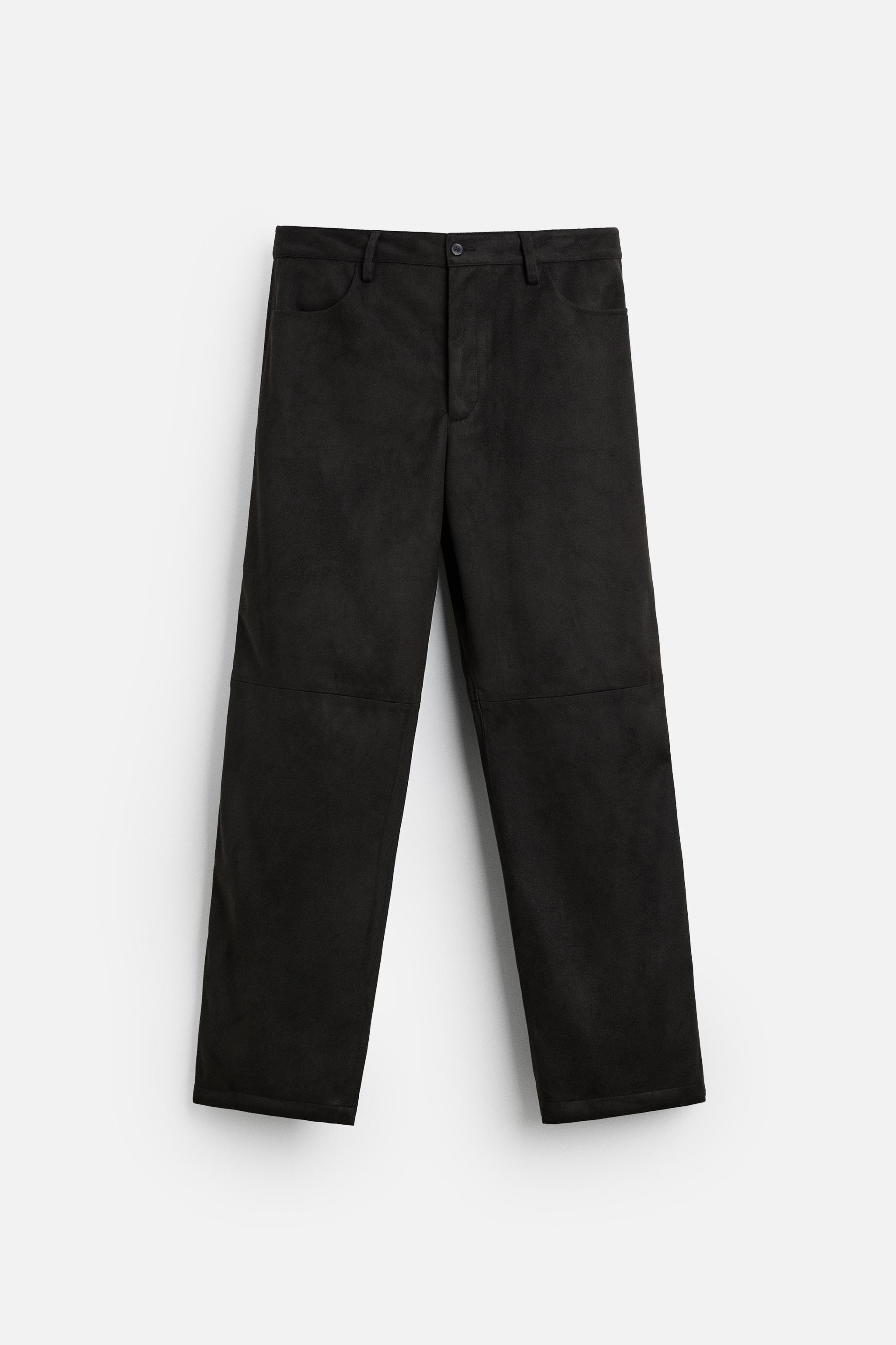 FAUX SUEDE PANTS Product Image