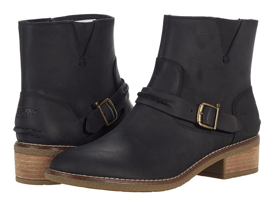 Sperry Seaport Storm Buckle Bootie Leather Women's Shoes Product Image