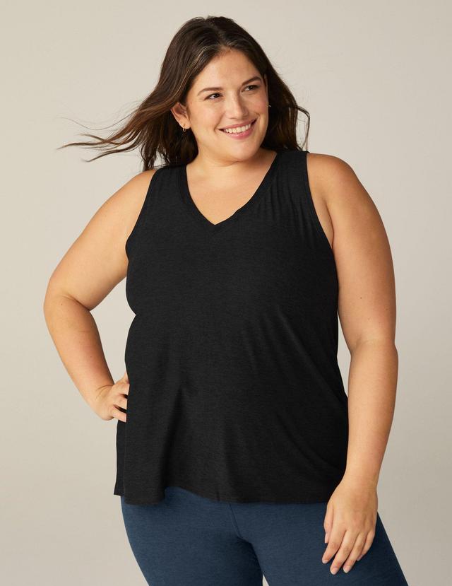 Featherweight All About It Split Back Tank (1X-4X) Product Image