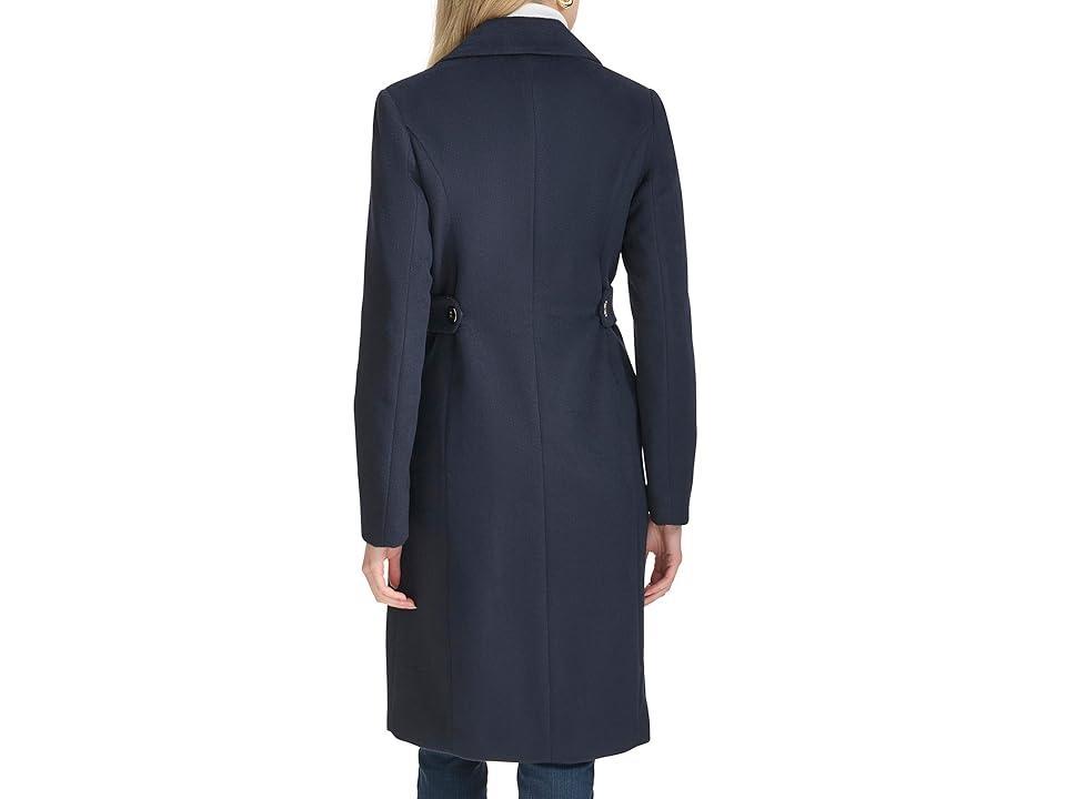 Cole Haan Notch Lapel Slick Wool Coat Women's Coat Product Image