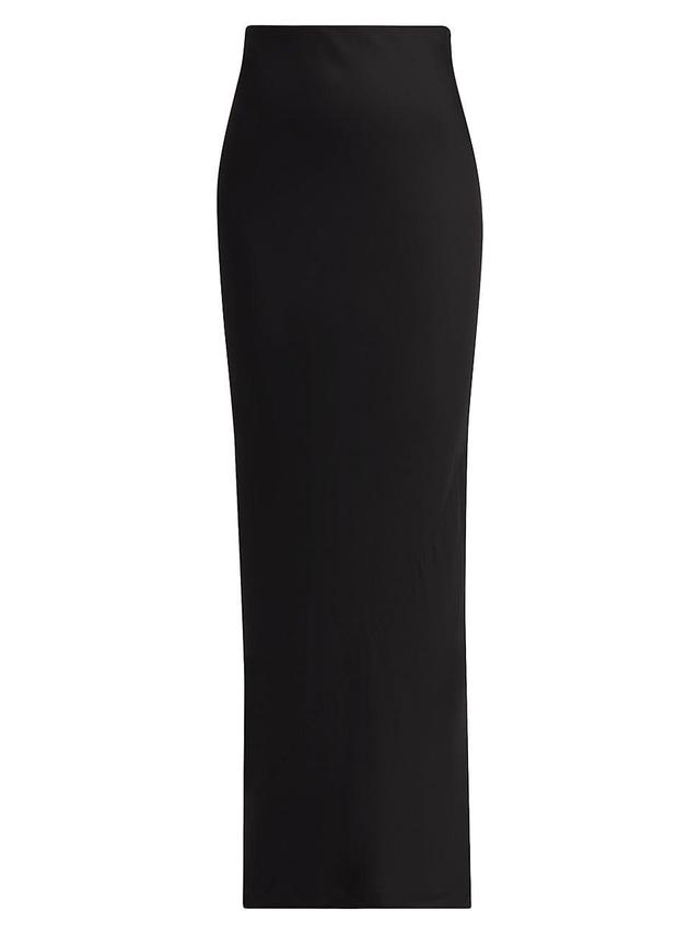 Womens Greta Satin Maxi Skirt Product Image