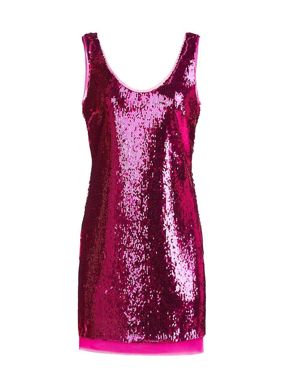 Aishia Sleeveless Sequin Mini Dress Product Image