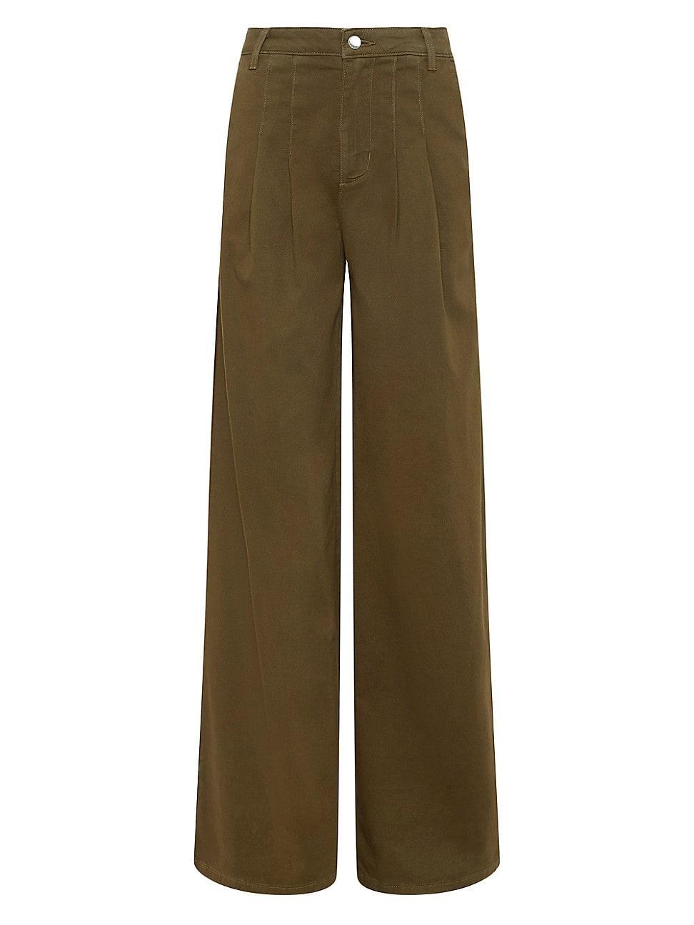 Womens Jayce Pleated Wide-Leg Pants Product Image