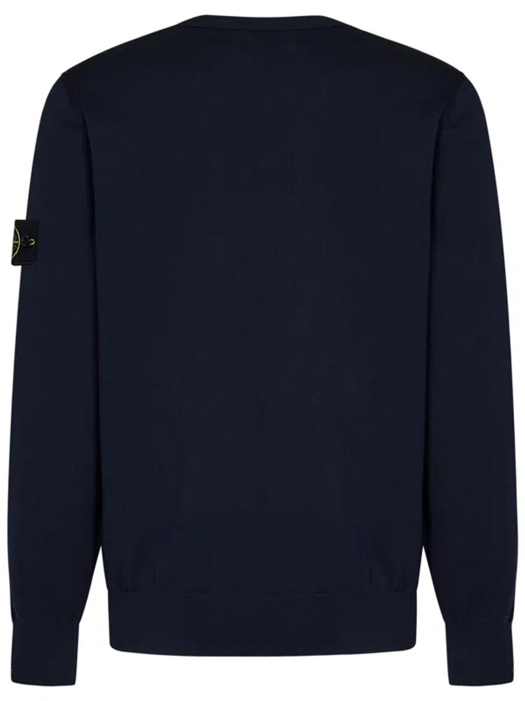 STONE ISLAND Sweater In Blue Product Image