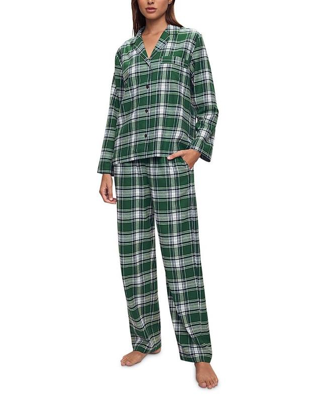 Eberjey Flannel Long Holiday Pajama Set Product Image