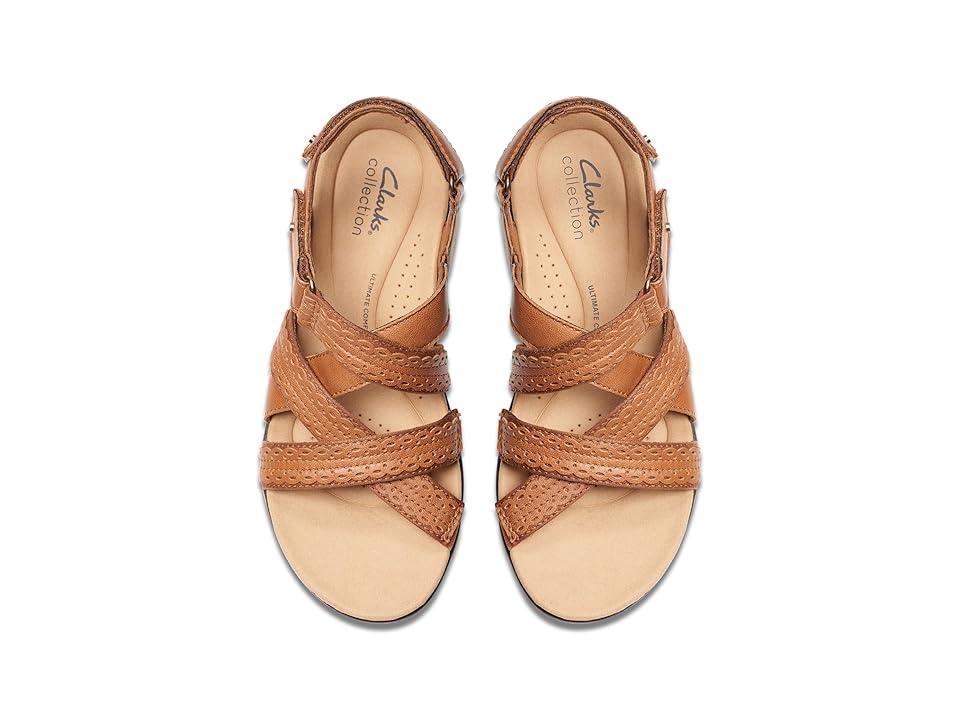 Clarks Laurieann Rena (Tan Combi) Women's Sandals Product Image