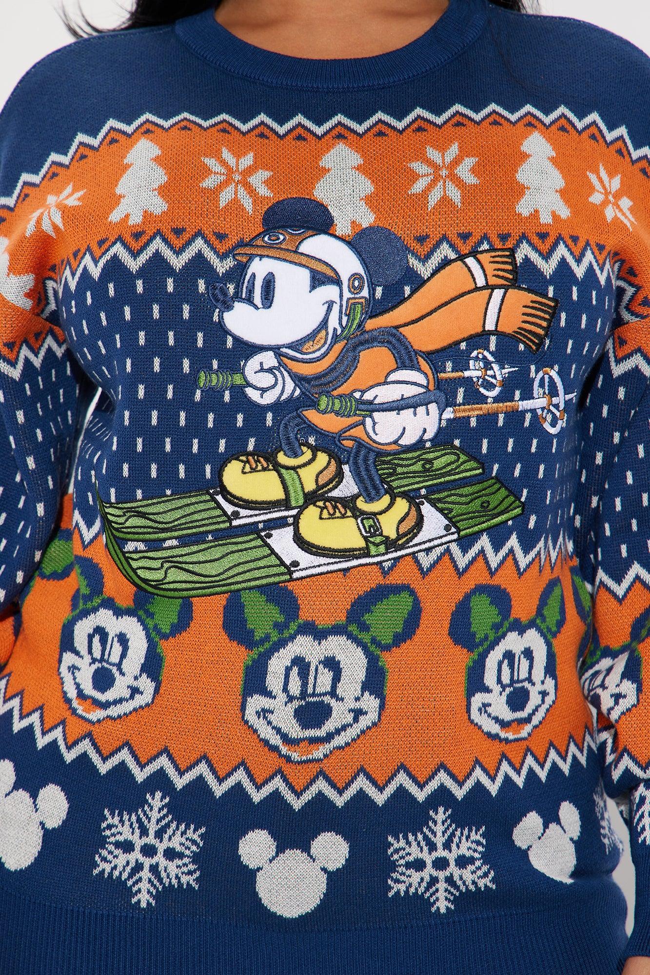 Mickey Mouse Ski Sweater - Blue/combo Product Image