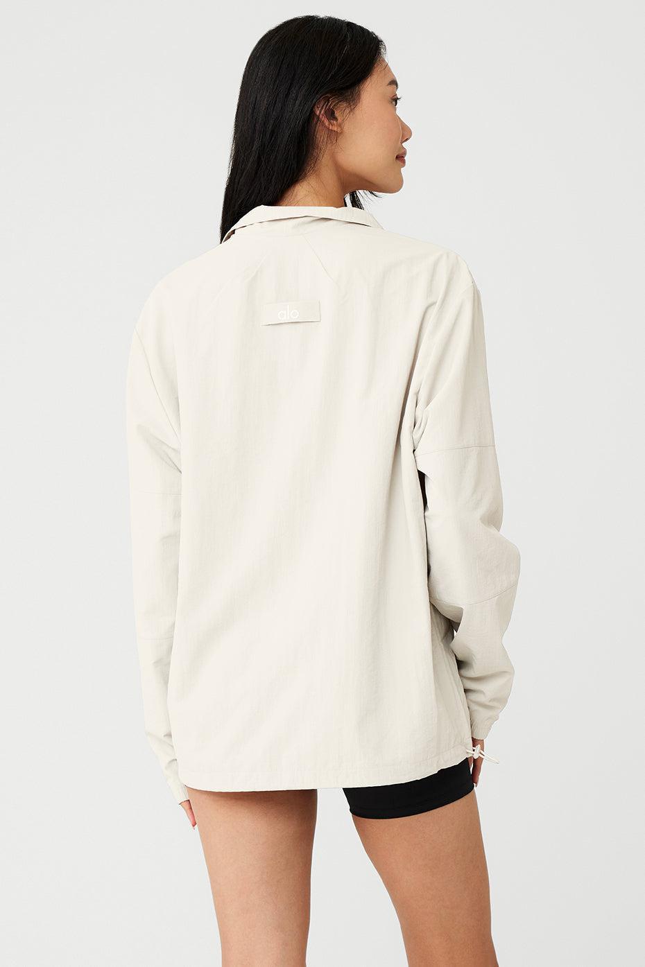 Takeaway Track Pullover - Bone Female Product Image