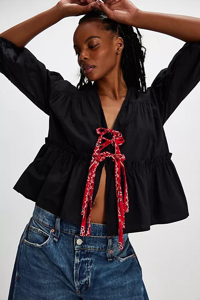 Tricia Fix Bandana Tied Up Top Product Image