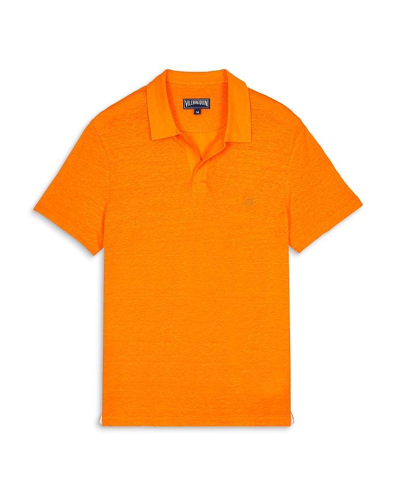 Mens Pyramid Linen Polo Shirt Product Image