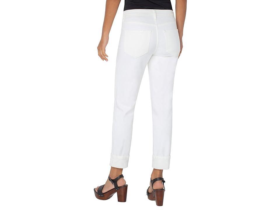 Liverpool Los Angeles Marley Girlfriend White (Bone White) Women's Jeans Product Image