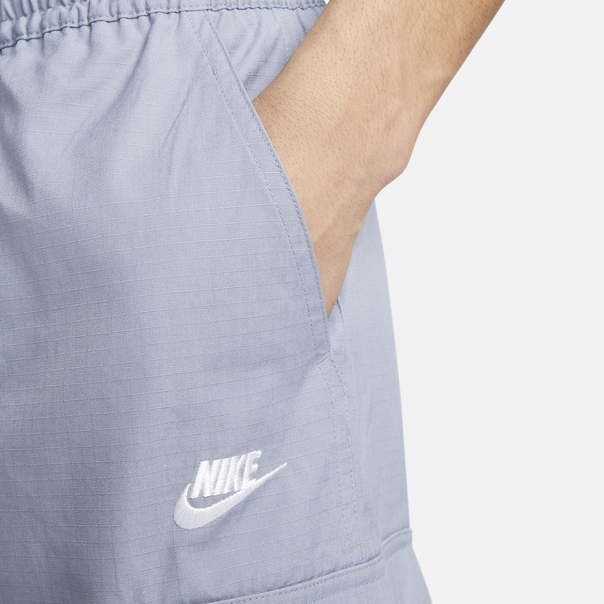 Nike Mens Nike Club Cargo Shorts - Mens Grey/White/White Product Image