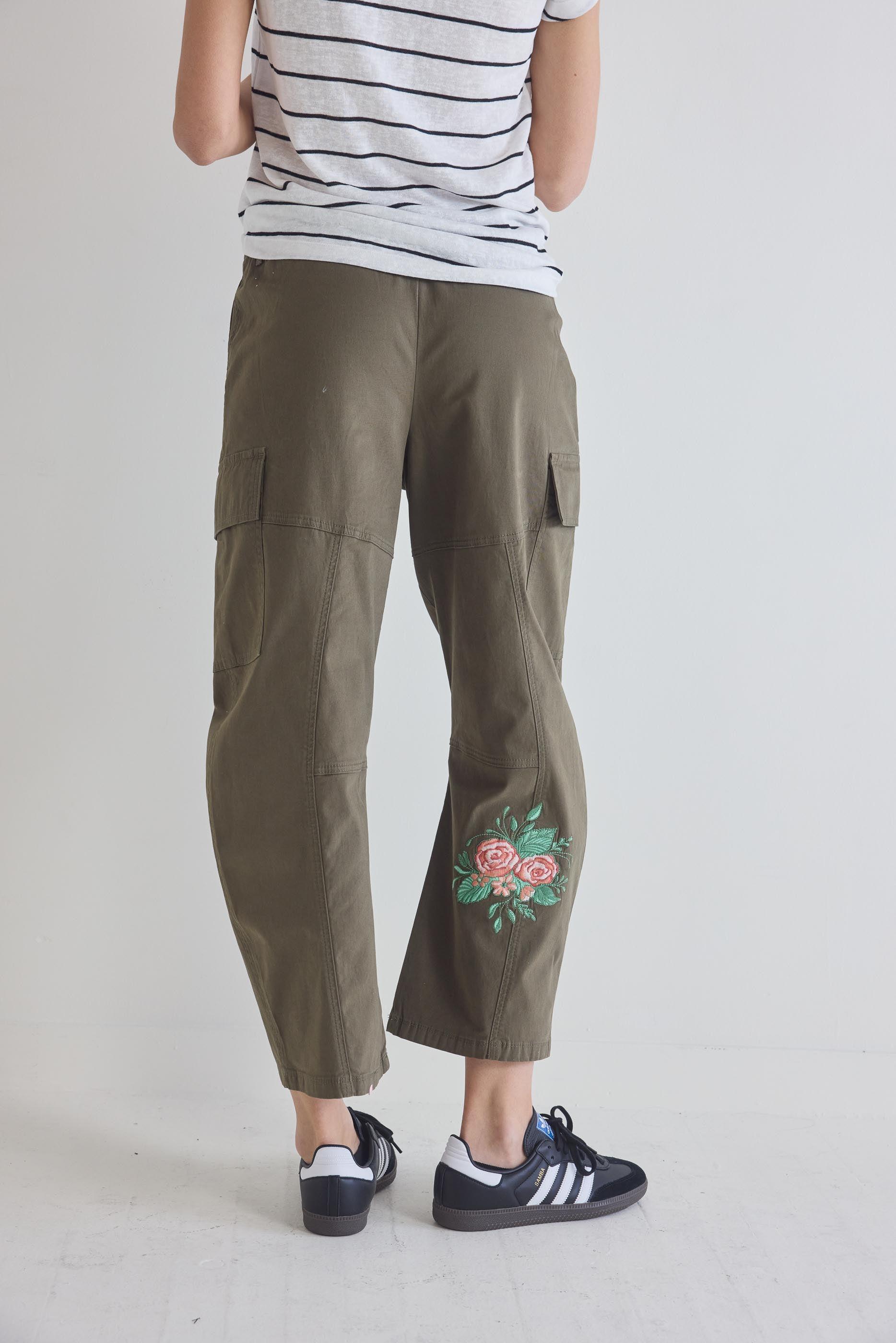 Coming Up Roses New Age Twill Utility Pants Product Image