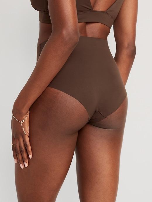 High-Waisted No-Show Brief Underwear Product Image