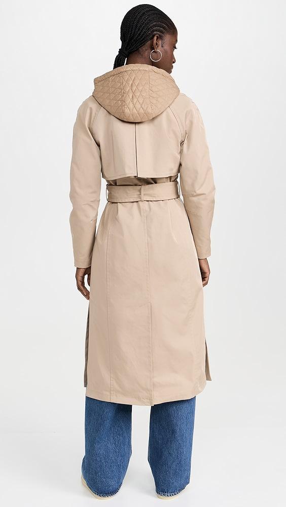 Avec Les Filles Belted Trench Coast | Shopbop Product Image