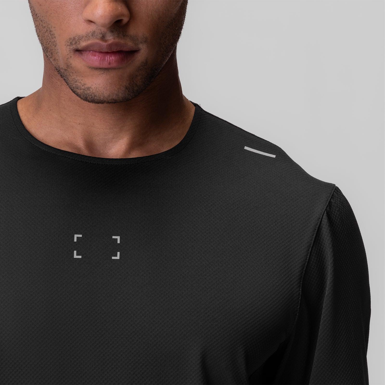 0907. Nano-Mesh Training Long Sleeve - Space Grey "Space Bracket" Product Image