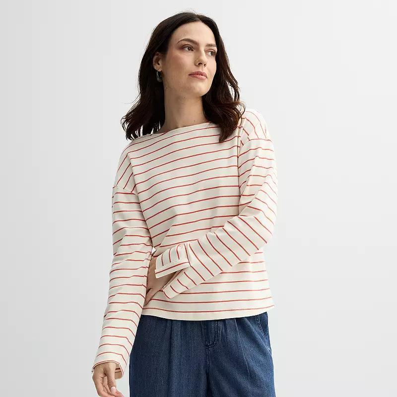 Womens Sonoma Goods For Life Boatneck Tee Product Image