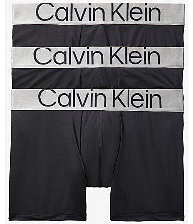 Calvin Klein Mens Reconsidered Steel 3-Pack Stretch Boxer Briefs Product Image