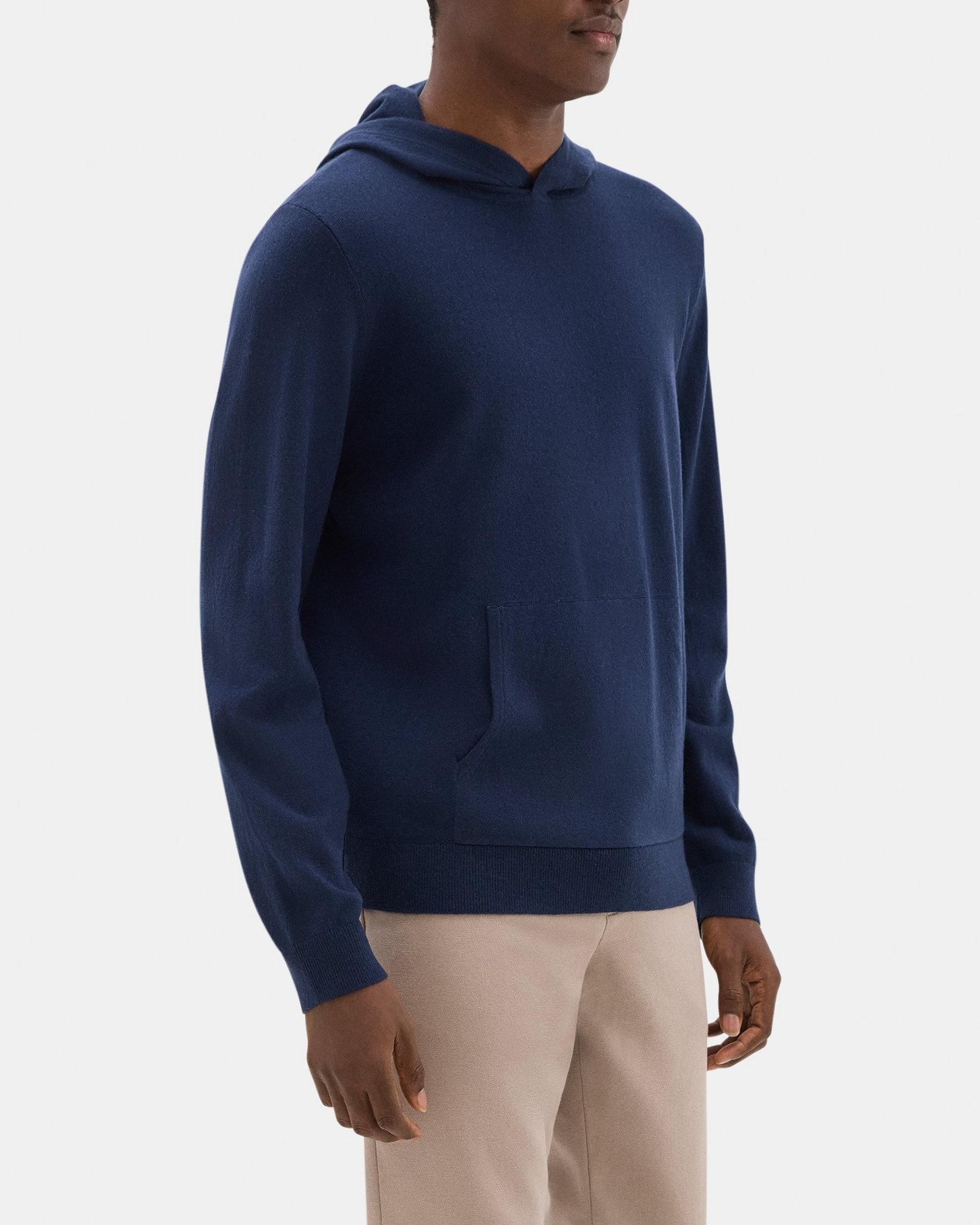 Hoodie in Wool-Cashmere Product Image