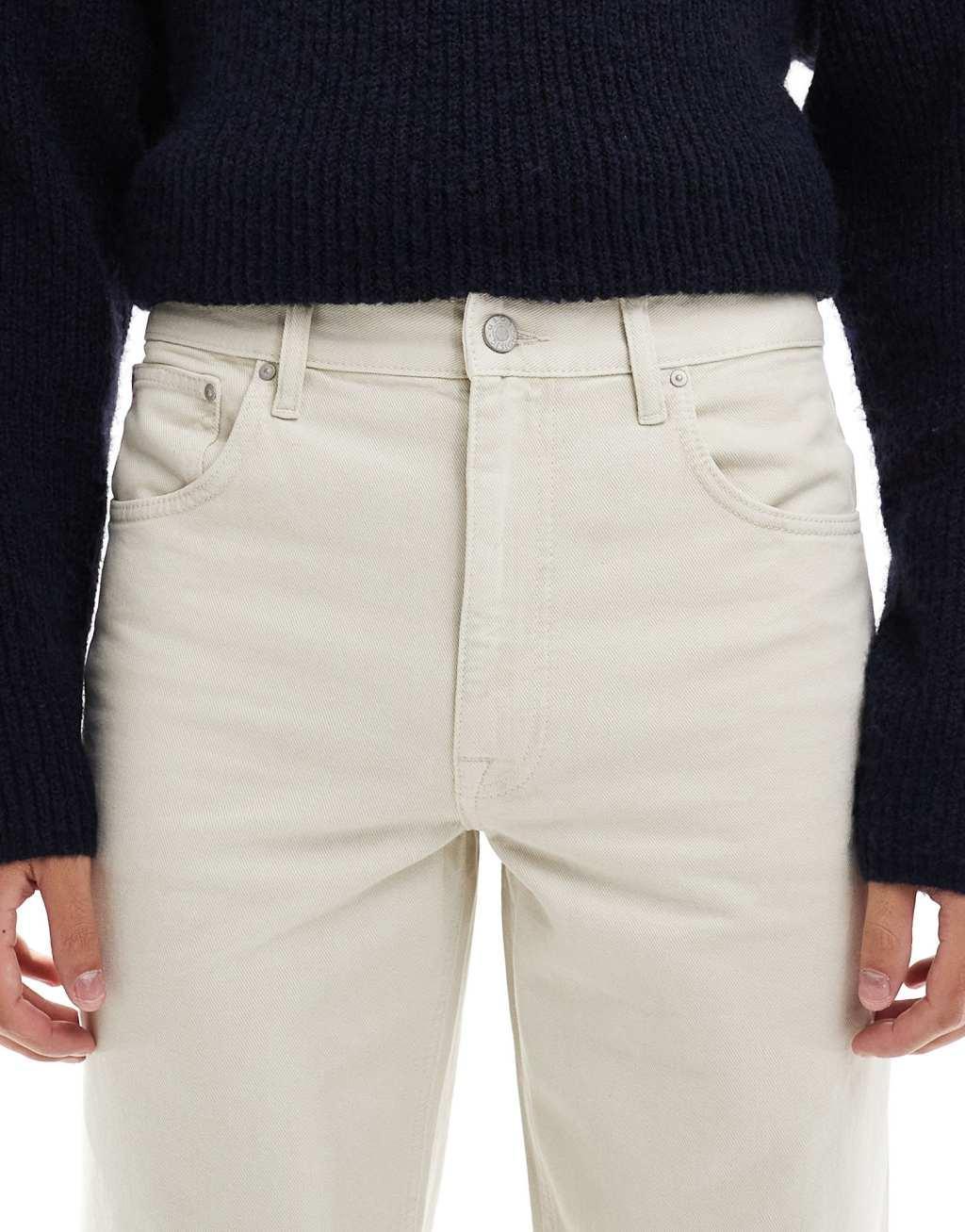 ASOS DESIGN straight fit jeans in gray Product Image