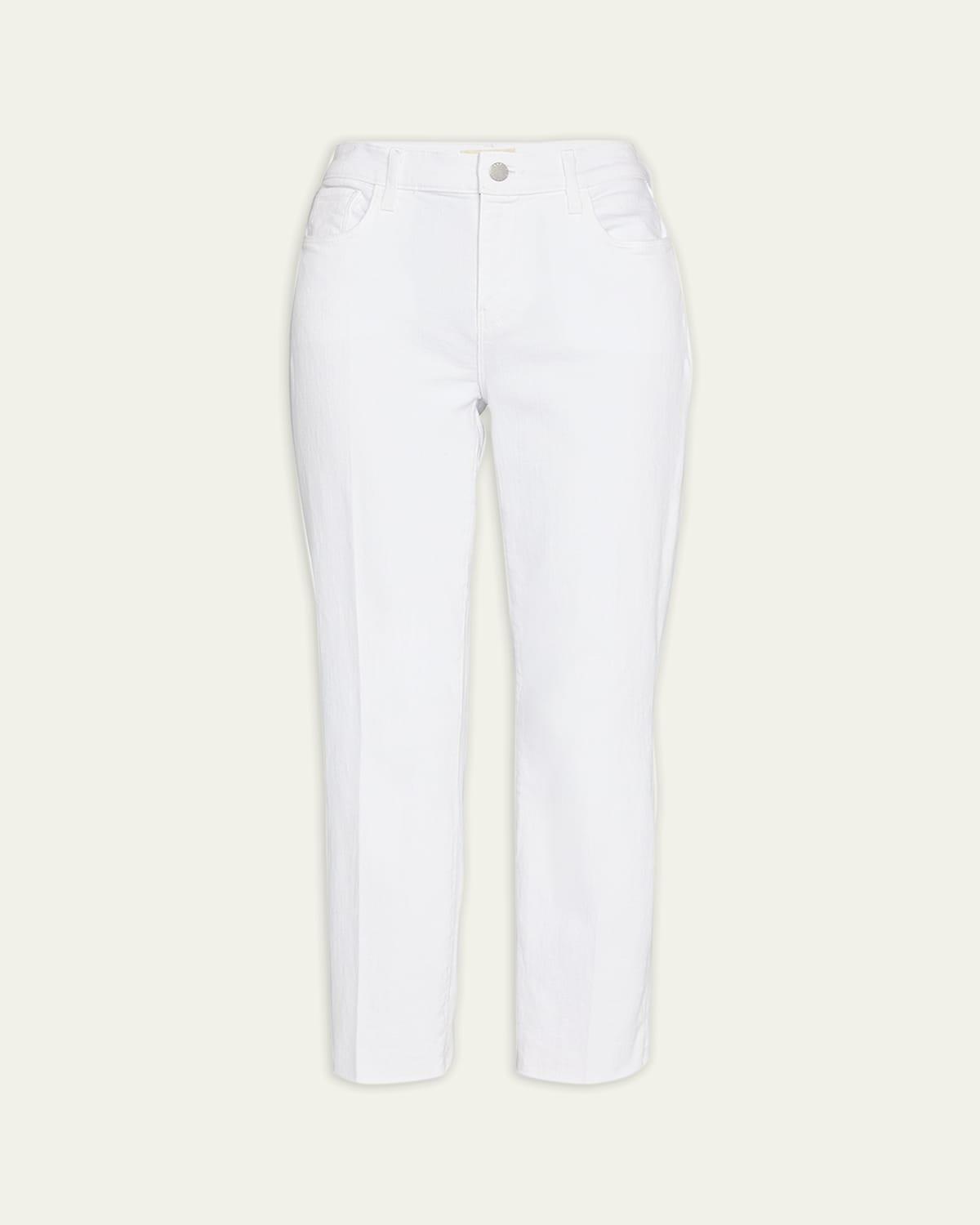 Womens Sada High-Rise Crop Slim Straight Jeans Product Image