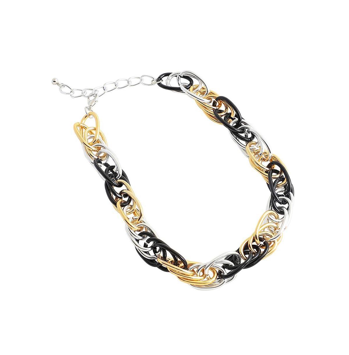 Sohi Womens Link Chain Necklace Product Image