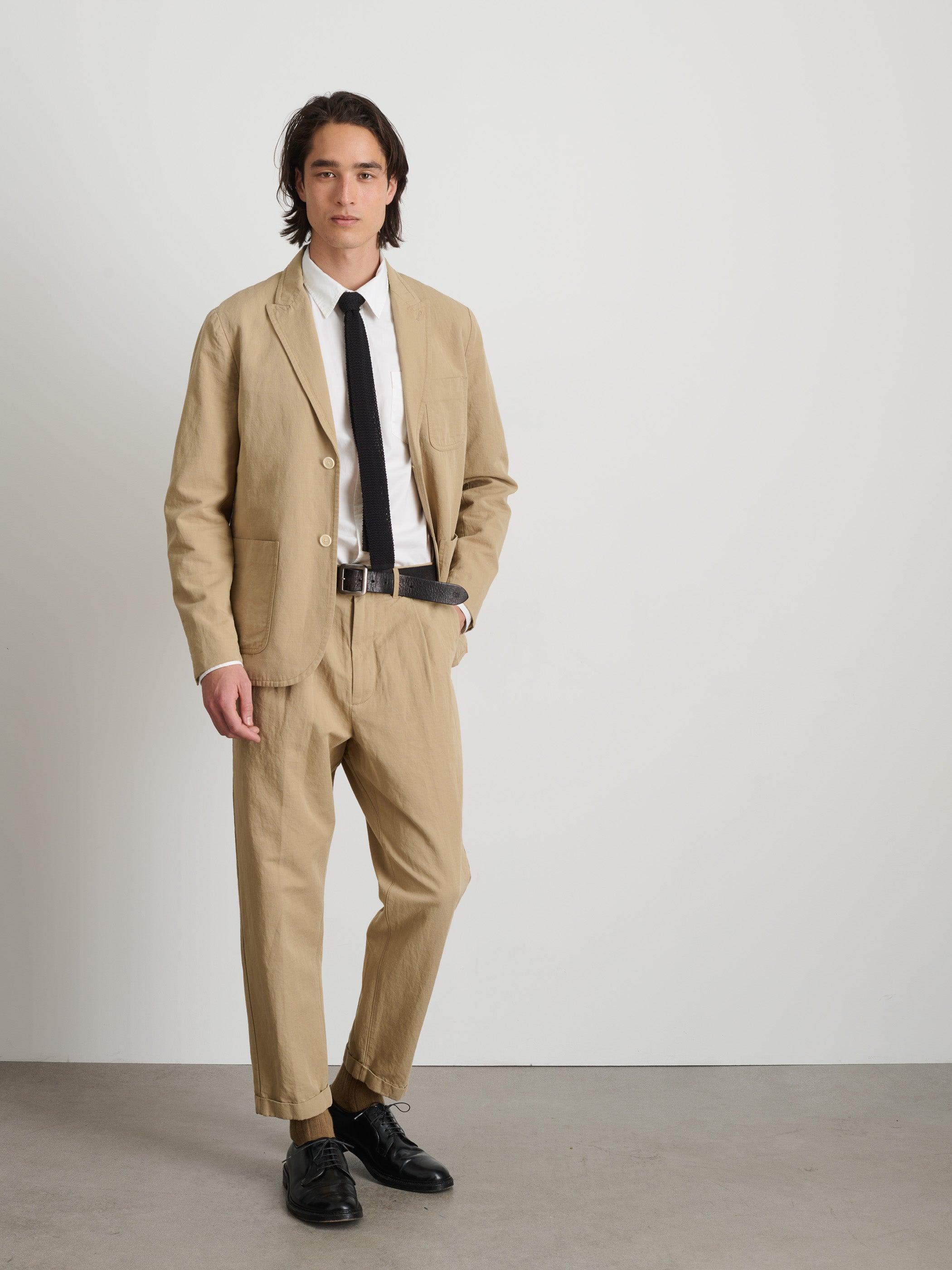 Mercer Blazer in Cotton Linen Male Product Image