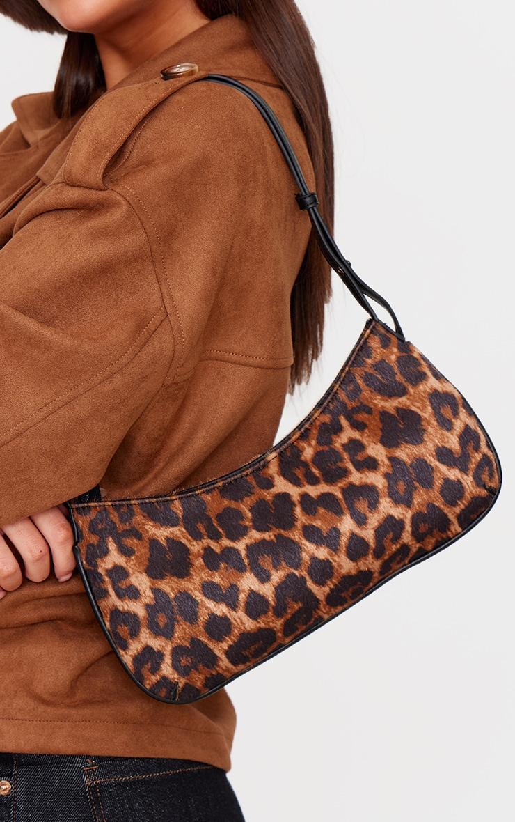 Leopard Print Slim Shoulder Bag Product Image