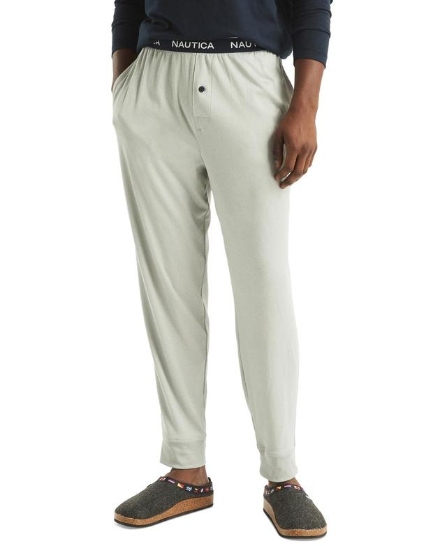 Nautica Mens Classic-Fit Stretch Solid Sleep Joggers Product Image