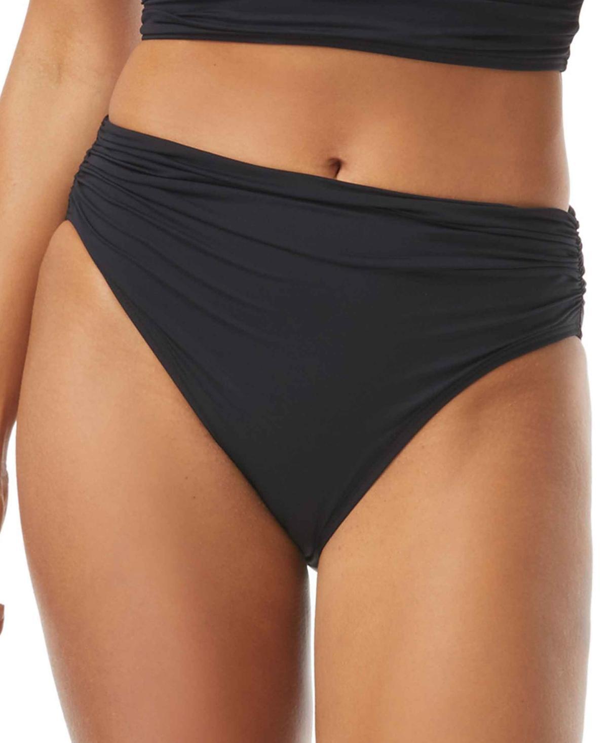 Carmen Marc Valvo Ruched Bikini Bottoms Womens Swimsuit Product Image