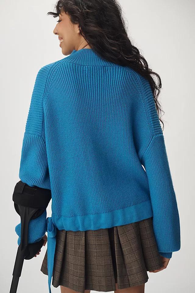 Essentiel Antwerp Gist Bow Rib-Knit Sweater Product Image