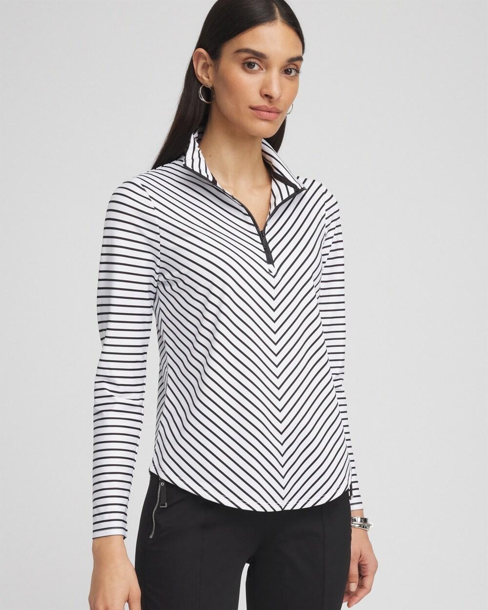 Women's Stripe Long Sleeve Top Product Image