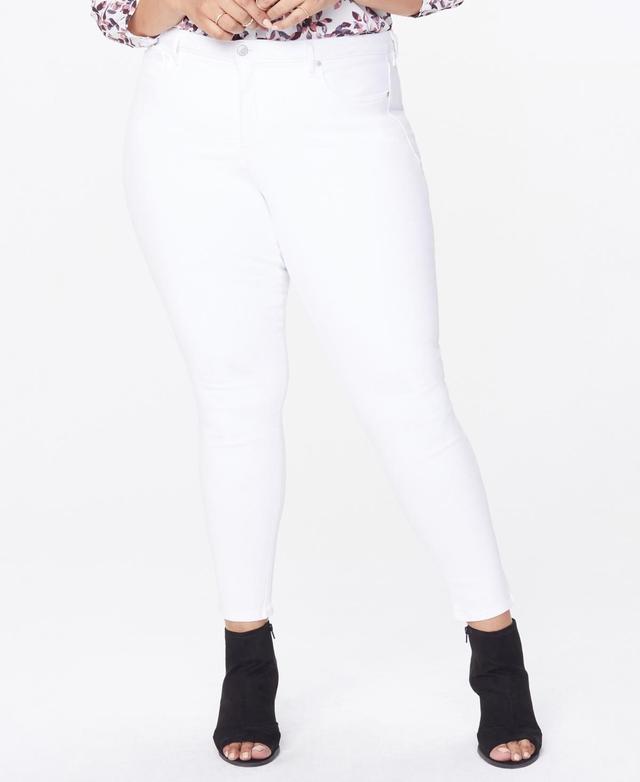 Ami Skinny Jeans In Plus Size - Optic White Product Image