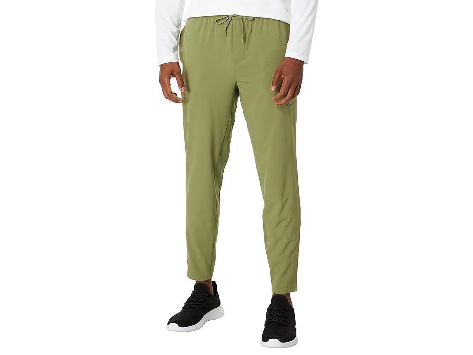 Saucony Boston Woven Pants (Glade) Men's Clothing Product Image