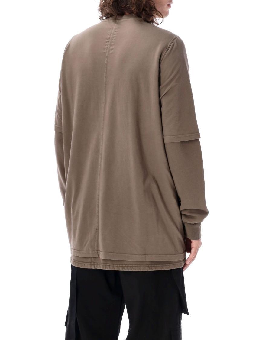 RICK OWENS DRKSHDW Hustler T-shirt In Brown Product Image