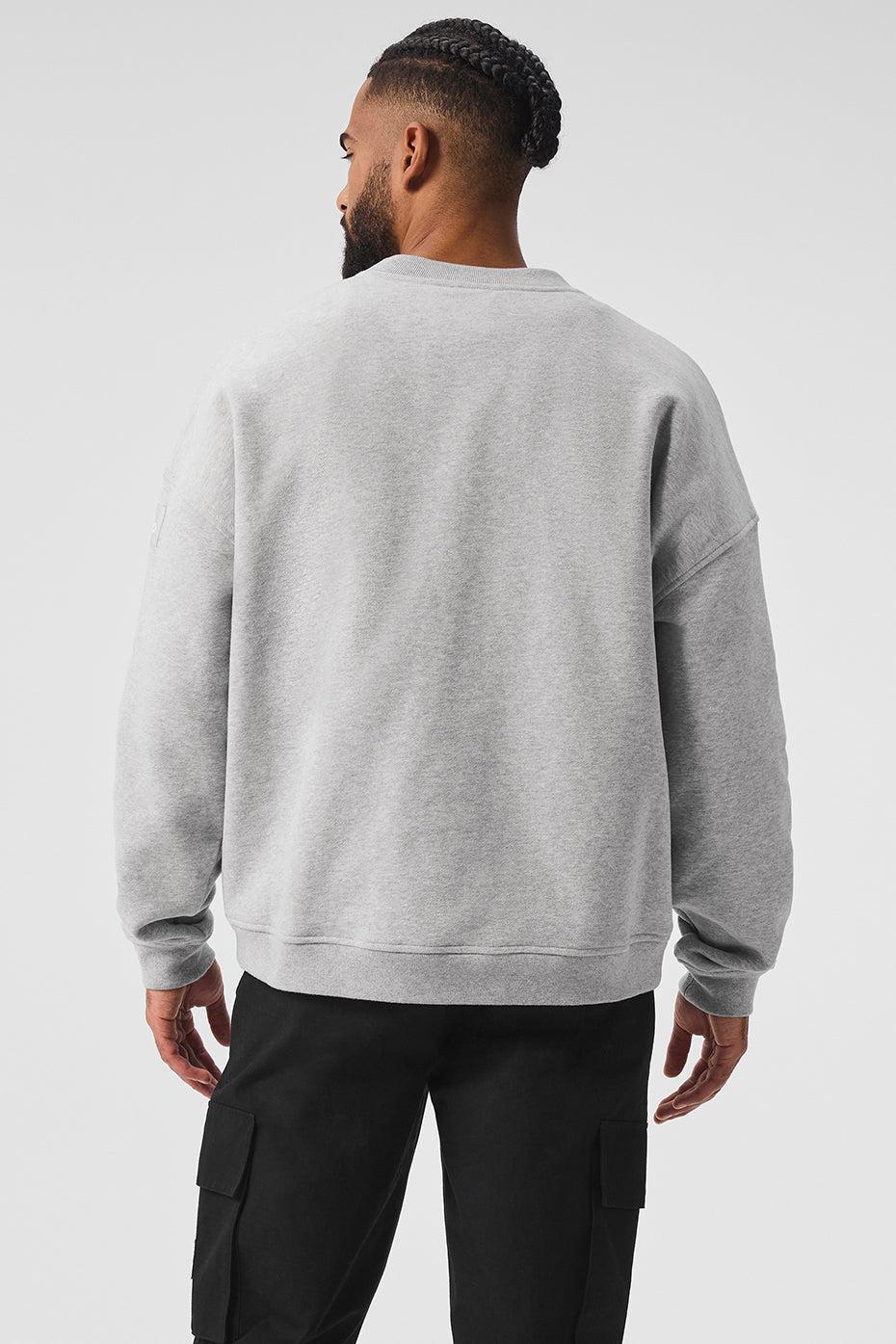 Renown Heavy Weight Crew Neck Pullover - Athletic Heather Grey Male Product Image