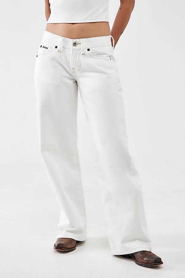 BDG Kayla Lowrider White Jean Womens at Urban Outfitters Product Image