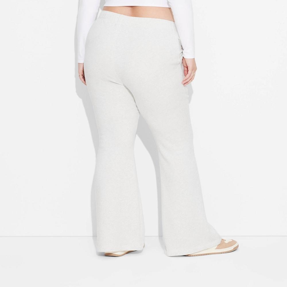 Womens High-Rise Flare Sweatpants - Wild Fable Heather XXL Product Image