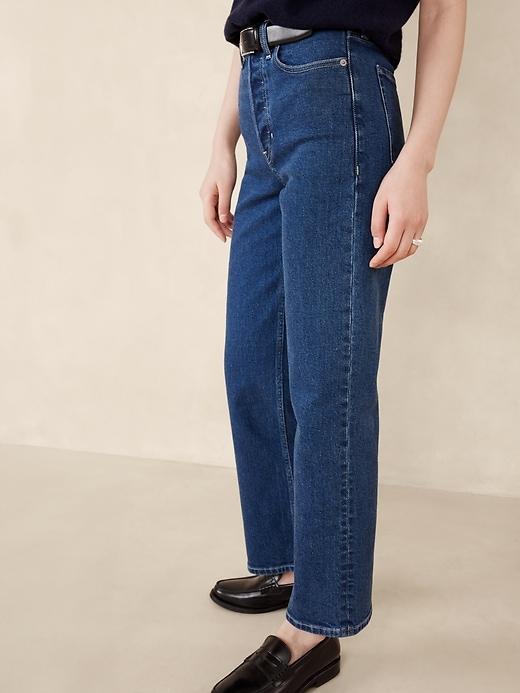 Ultra High-Rise Wide-Leg Crop Jean Product Image