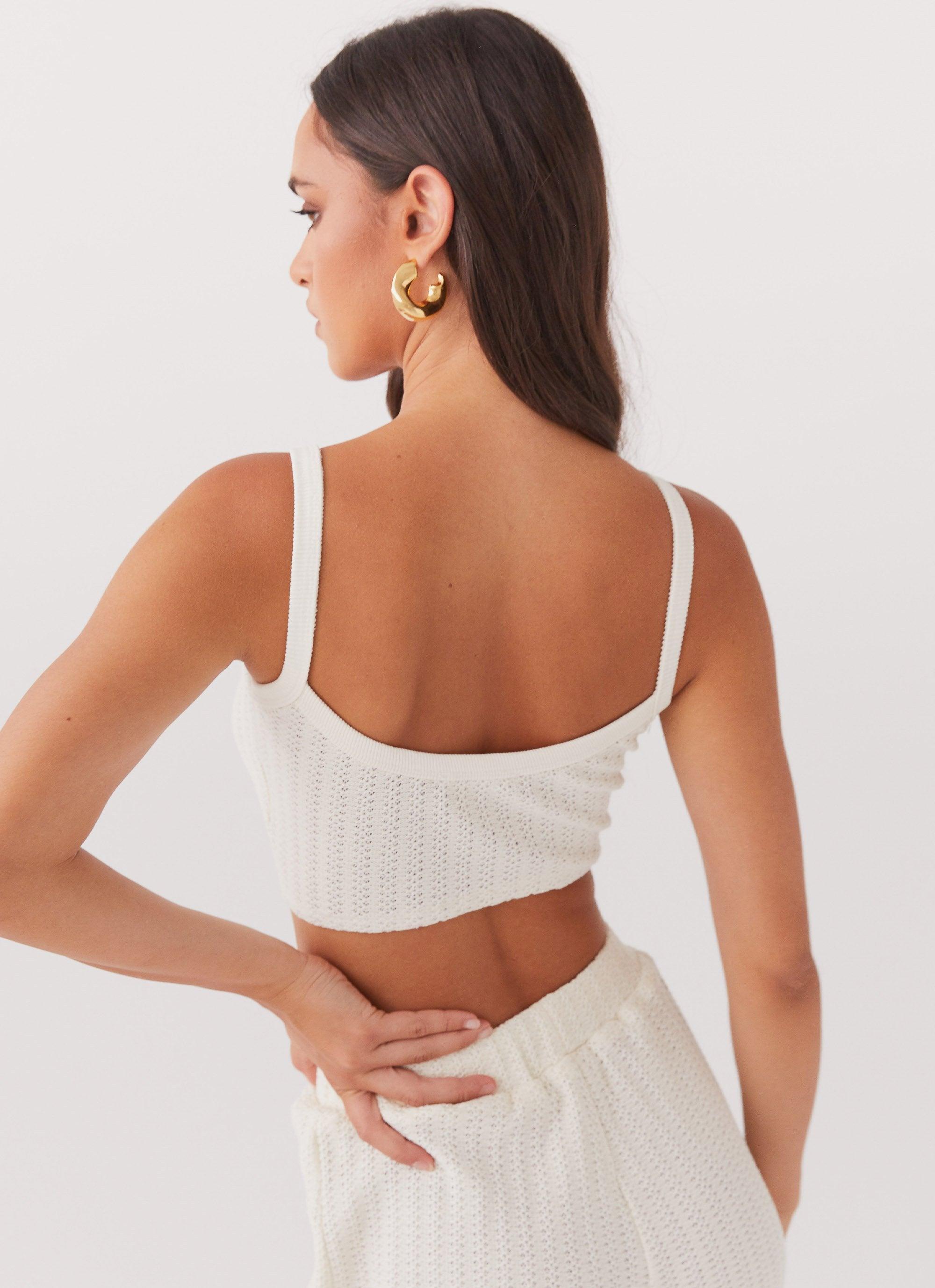 By The Bay Knit Top - Ivory Product Image